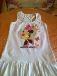 Бяла рокля балон с Мики Маус размер 10 за ръст 140 valenta_15067.jpg