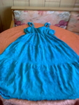 Синьо зелена рокля за ръст 140 valenta_23407.jpg