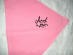 Розова кърпа за глава P1010079.JPG