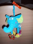 Слонче играчка за количка и кошара с пощенските P1014051.JPG