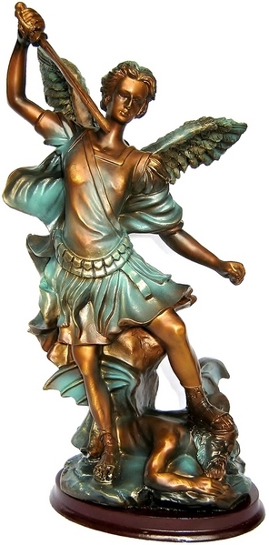 Фигура от полирезин на Архангел Михаил – водач на ангелите и покровител на воините – 36 см. SmartShop_11.JPG Big