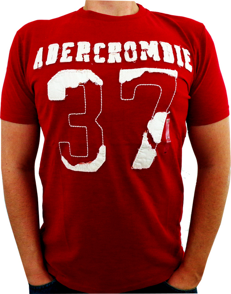 Мъжка тениска Abercrombie & Fitch в керемидено червен цвят markovidrehibg_product_829.jpg Big