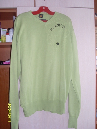 тъничък резедав пуловер XL reny_d_SL374173.JPG Big