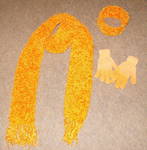 Комплект шал, лента за коса и ръкавички в оранжево DSCF5261.jpg