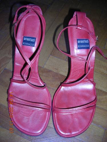 Червени сандали на висок ток Anastazi Bournazos DSCN3986.JPG Big