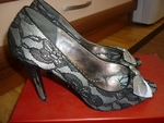 Обувки на висок ток с черна дантела 38 номер KLUM_P1010906.JPG