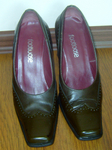 № 38 - Кафяви дамски обувки на висок ток естествена кожа и естествен лак от Италия Tani4ka_S7004543.jpg