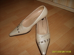 Елегантни обувки цвят екрю - 37номер sunnybeach_S5007899.JPG