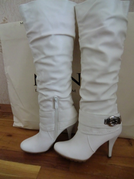 Бели високи, стилни ботуши на грайфери- идеални за сезона нa Латиара-36 номер с безплатна доставка fire_lady_CIMG3523.JPG Big