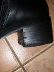 Черни Ботуши Tendenz - Естествена кожа 37/36 номер, стелка 24 см за крак до 23,5 см PA1400181.JPG