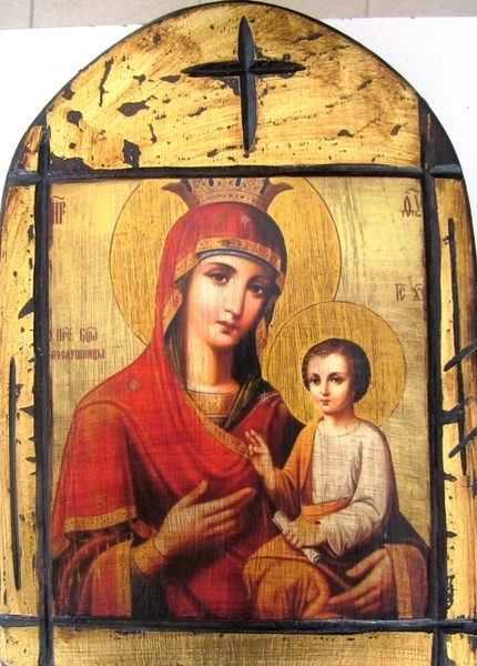 Дева Мария с Младенеца-Икона-35.00лв-3  модел eva_hristova_IMG_6725.JPG Big