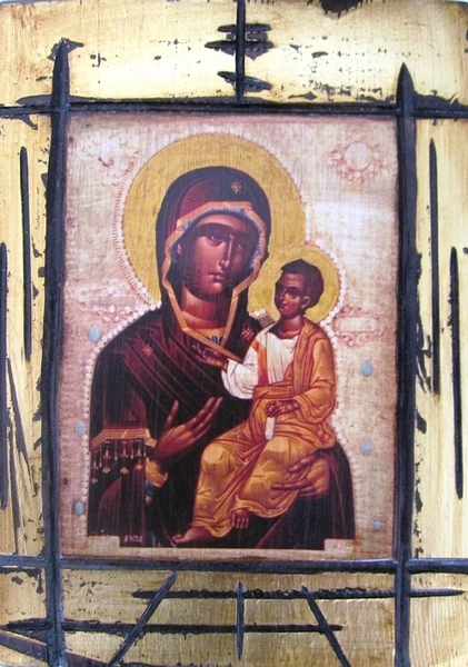 Дева Мария с Младенеца-Икона-35.00лв-5 модел eva_hristova_IMG_6729.JPG Big
