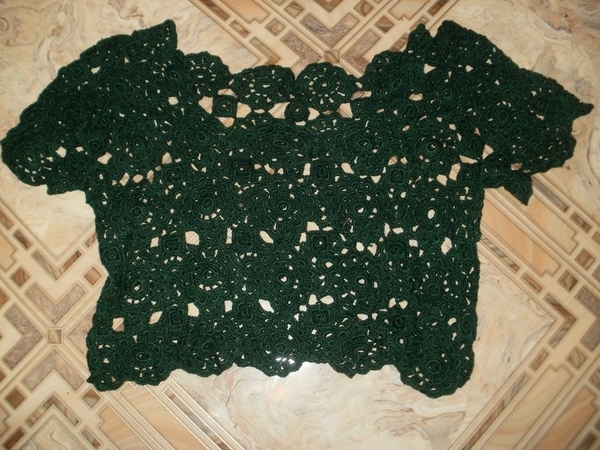 Зелена,къса плетена блузка. Transactions_P2281611.JPG Big