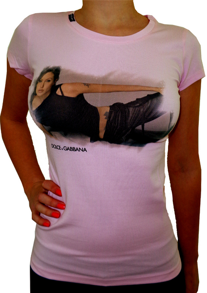 Дамска тениска D&G Dolce & Gabbana Анджелина Джоли в розов цвят markovidrehibg_D_G_Dolce_and_Gabbana_1_.JPG Big