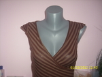 Блузка в кафяво с връзки monka_09_IMG_0330.JPG