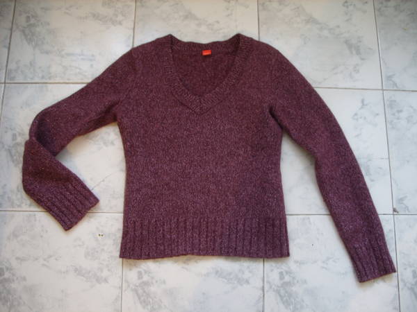 Страхотен пуловер S на ESPRIT в бордо STP80902.JPG Big