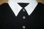 Стилна черно-бяла жилетка (блуза) N36 P1020634.JPG