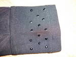 Черна блуза с ръкави от тюл и декорация от камъчета размер S P1030087.JPG