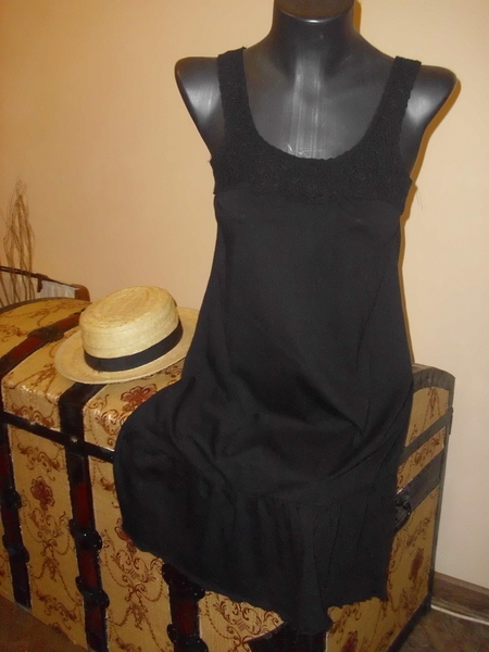 Черна рокля с декоративни плетени елементи sweets_DSCI00181.JPG Big