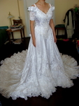 Сватбена ( булченска ) рокля - St. Patrick с огромен шлейф НАМАЛЕНА hrisy1_DSC062061.JPG