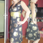 Дамска рокля злато и черно viksan2001_P1240113.JPG