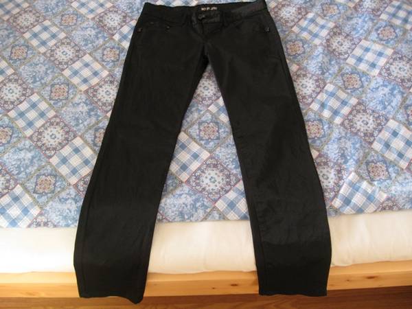 Сатениран черен панталон - плътен IMG_22451.JPG Big
