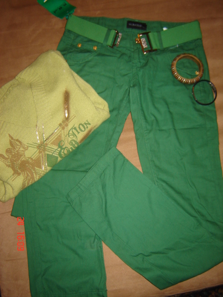 Нов зелен панталон 26 номер distef_DSC09324.JPG Big