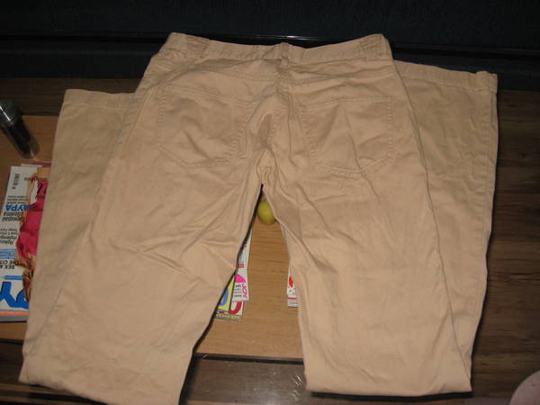 Бежов панталон тип дънки на Mango н-р 36 poli_057.jpg Big