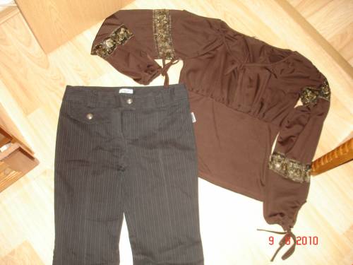 красив лот черен панталон и блузка с орнаменти DSC06981.JPG Big