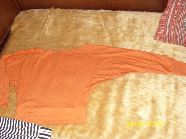 Оранжева блуза с прилеп ръкав 65_1.jpg Big