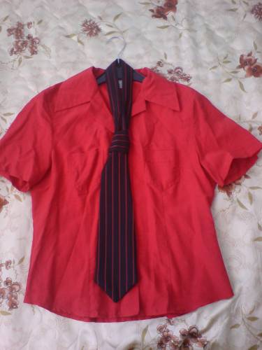 Фешън червена ризка с вратовръзка с пощата DSC071271.JPG Big