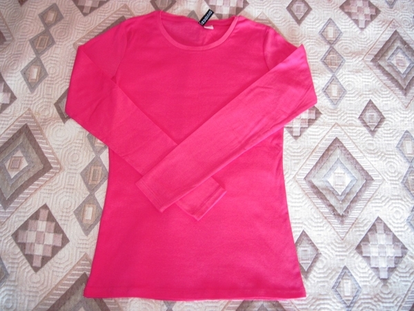 Дамска блуза с дълъг ръкав by H&M - цикламена, нова Tonitta_bluza-HM.jpg Big