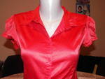 Сатетнена червена риза с къс ръкав BERSHKA PICT00791.jpg