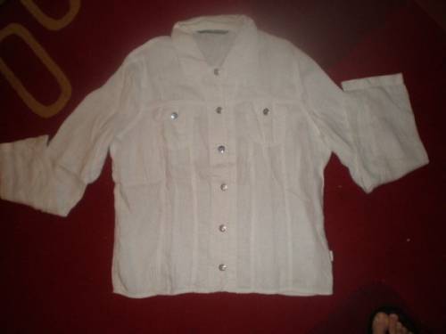 Дамска ленена бяла риза/яке р-р М/Л - 10лв. с пощата 13311.jpg Big