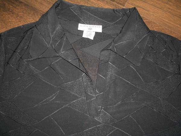 Черна блуза, релефна, еластична , "М", "Kathy Ireland" CIMG9631.JPG Big