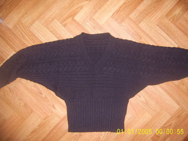 Страхотен пуловер черен с прилеп ръкав размер-М/Л PIC_02891.JPG Big