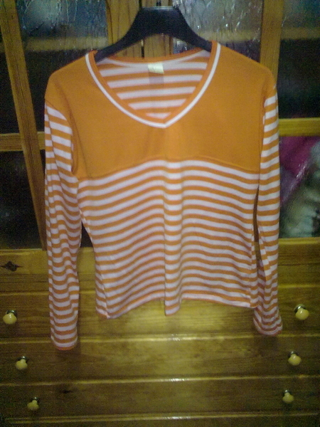 Оранжева блузка на хоризонтални раета dedani_141020123982.jpg Big