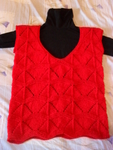 червен ръчно плетен пуловер без ръкави Dulce_Carmen_41.JPG