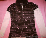 НОВА спортна кафява блузка на розови сърца L - 10лв. Nanna_img_1_large1.jpg