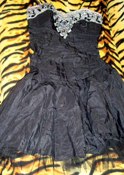 Черна рокля с камъни СВАРОВСКИ !!! DSC082131.JPG Big