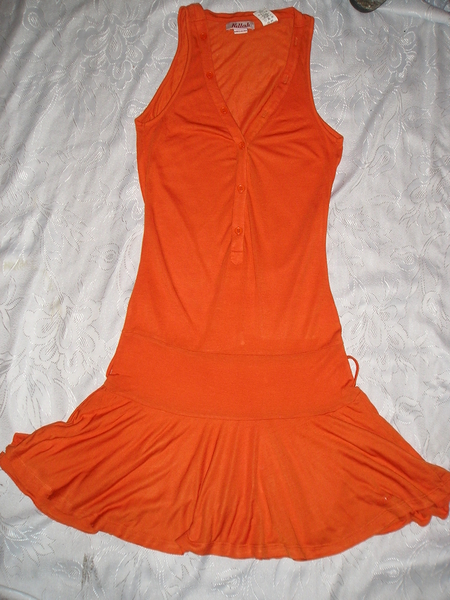 Оранжева трикотажна рокля на Кillah M-ka P10100221.JPG Big
