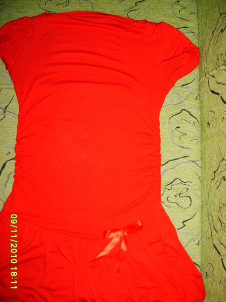 червена рокля или туника по етикет  made in ITALY S5004642.JPG Big