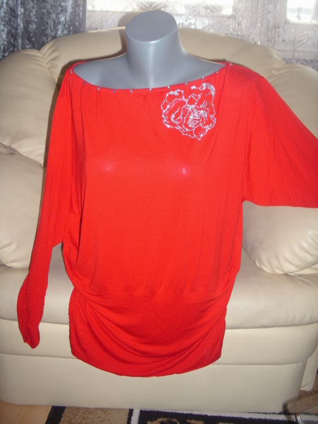 Черевена блуза с прилеп ръкав monka_09_IMG_0424.JPG Big