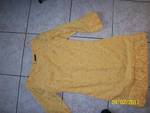 нежна жълта рокля с 3/4 ръкав wetseal 1451780318.jpg