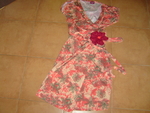 Ефектна италианска рокля   подарък брошка himera_S7009412.JPG