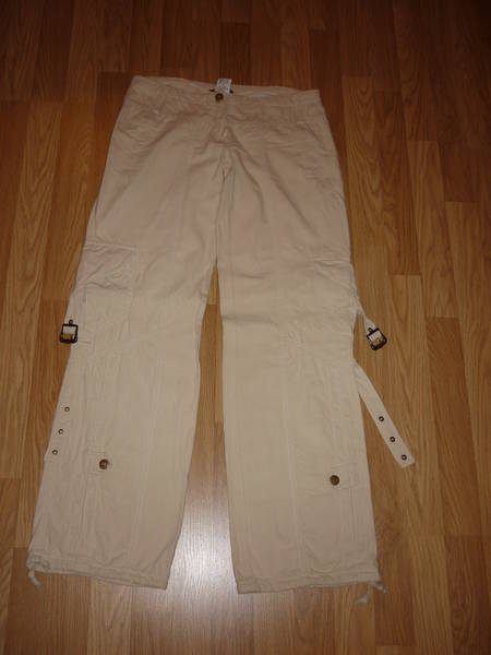 Бежов панталон с ниска талия размер M/L P10301661.JPG Big