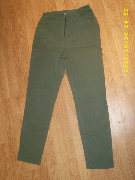 3 ЛВ!!! Маслено зелен слим панталон тип "дънки" Picture_2761.jpg Big