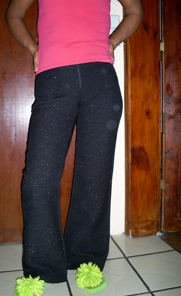 черен панталон със златисти нишки belleamie_S5034228.JPG Big
