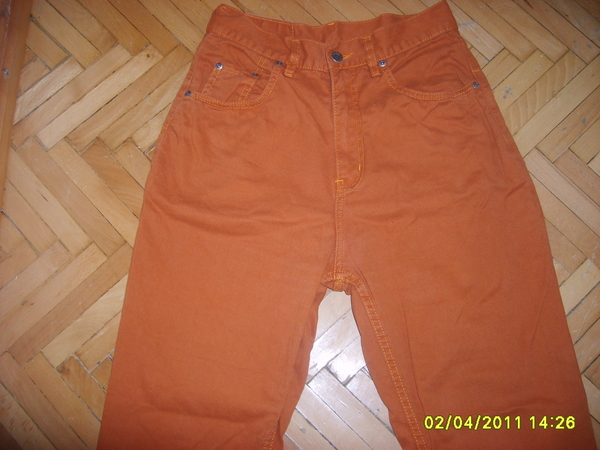 оранжев панталон тип дънки р-р М milena_S6005110.JPG Big