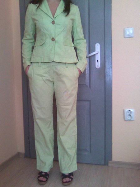 ябълково зелен костюм 44р-р Елизабет mama66_2.jpg Big